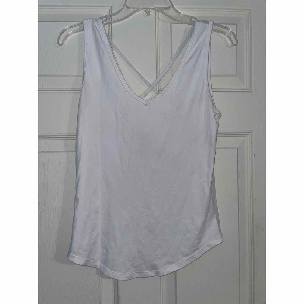 Buff bunny white top